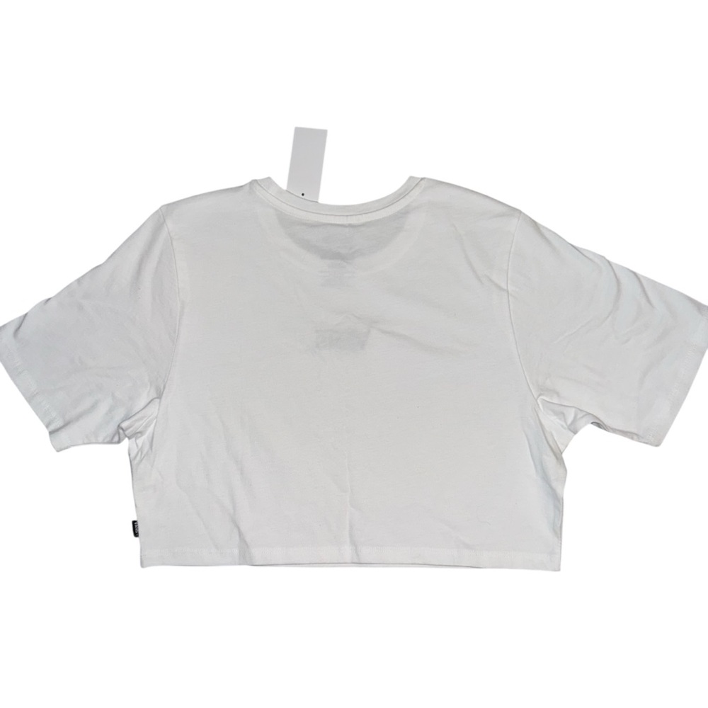 Vans White Cropped T-Shirt - Picture 6 of 6